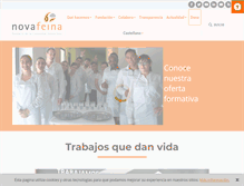Tablet Screenshot of novafeina.org